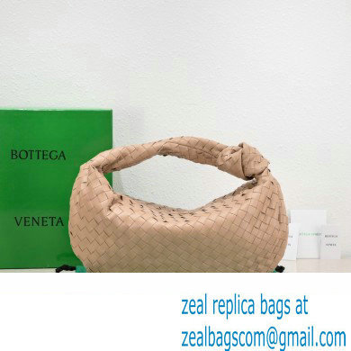 Bottega Veneta intrecciato leather small jodie shoulder bag almond