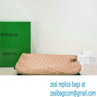 Bottega Veneta intrecciato leather small jodie shoulder bag almond