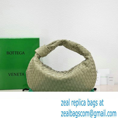 Bottega Veneta intrecciato leather small jodie shoulder bag army green