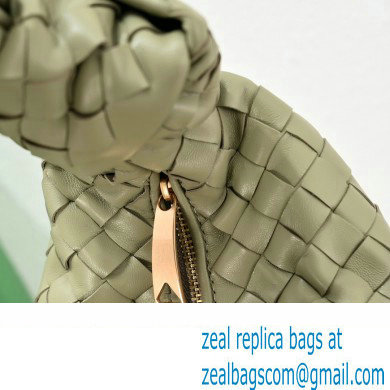 Bottega Veneta intrecciato leather small jodie shoulder bag army green