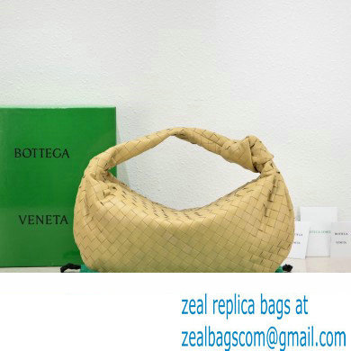 Bottega Veneta intrecciato leather small jodie shoulder bag beige