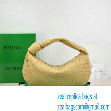 Bottega Veneta intrecciato leather small jodie shoulder bag beige