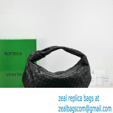 Bottega Veneta intrecciato leather small jodie shoulder bag black