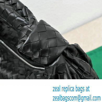 Bottega Veneta intrecciato leather small jodie shoulder bag black - Click Image to Close