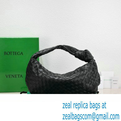 Bottega Veneta intrecciato leather small jodie shoulder bag black