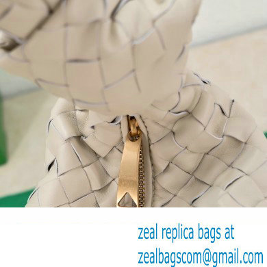 Bottega Veneta intrecciato leather small jodie shoulder bag creamy - Click Image to Close