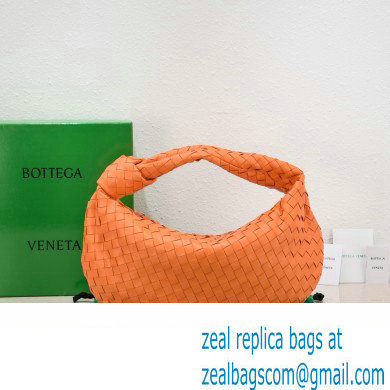 Bottega Veneta intrecciato leather small jodie shoulder bag orange - Click Image to Close