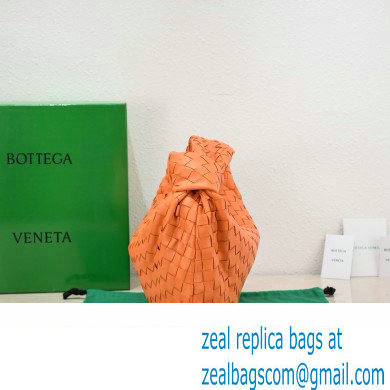 Bottega Veneta intrecciato leather small jodie shoulder bag orange