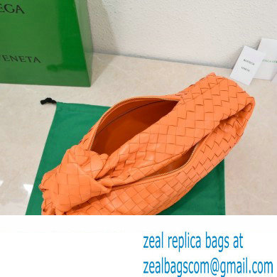 Bottega Veneta intrecciato leather small jodie shoulder bag orange