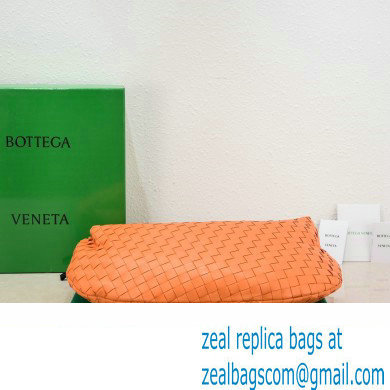Bottega Veneta intrecciato leather small jodie shoulder bag orange