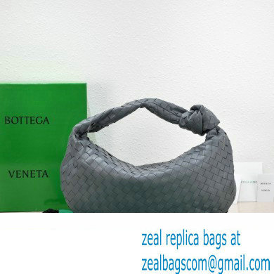 Bottega Veneta intrecciato leather small jodie shoulder bag thunder