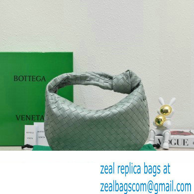 Bottega Veneta intrecciato leather teen jodie shoulder bag Blue linen - Click Image to Close