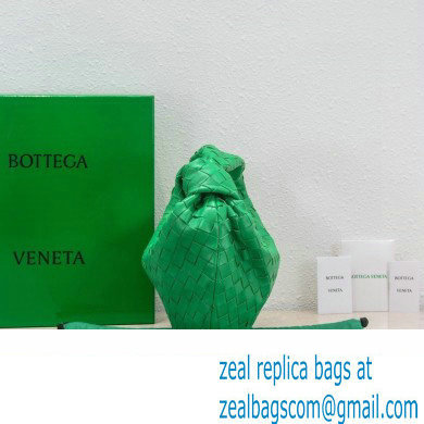 Bottega Veneta intrecciato leather teen jodie shoulder bag bamboo green