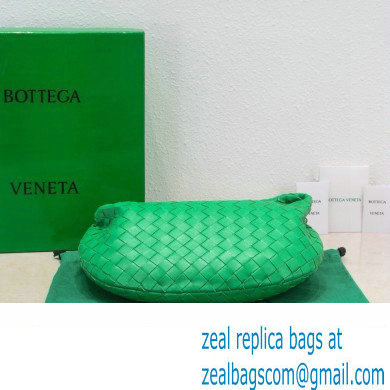 Bottega Veneta intrecciato leather teen jodie shoulder bag bamboo green - Click Image to Close