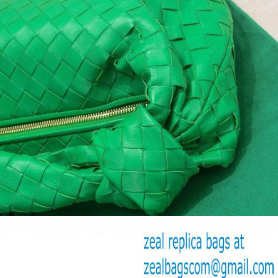 Bottega Veneta intrecciato leather teen jodie shoulder bag bamboo green