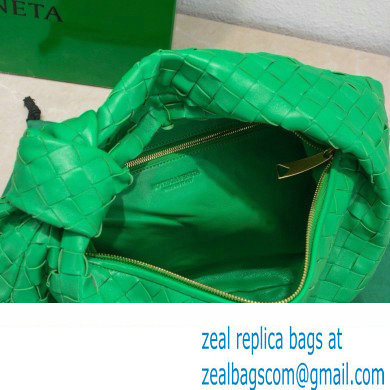 Bottega Veneta intrecciato leather teen jodie shoulder bag bamboo green