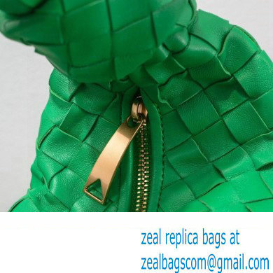 Bottega Veneta intrecciato leather teen jodie shoulder bag bamboo green - Click Image to Close