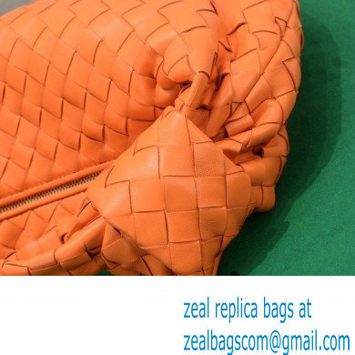 Bottega Veneta intrecciato leather teen jodie shoulder bag orange