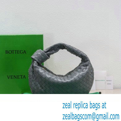 Bottega Veneta intrecciato leather teen jodie shoulder bag thunder