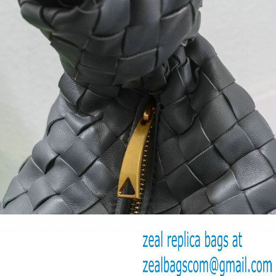 Bottega Veneta intrecciato leather teen jodie shoulder bag thunder