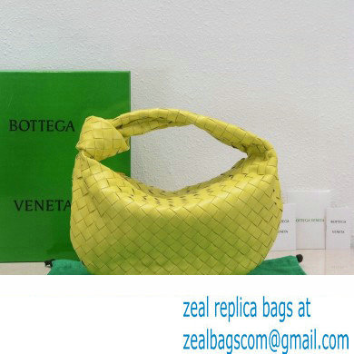 Bottega Veneta intrecciato leather teen jodie shoulder bag yellow