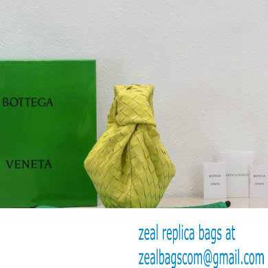 Bottega Veneta intrecciato leather teen jodie shoulder bag yellow