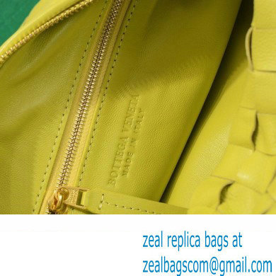 Bottega Veneta intrecciato leather teen jodie shoulder bag yellow