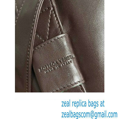 Bottega Veneta leather Gym Duffle Bag with detachable strap Coffee
