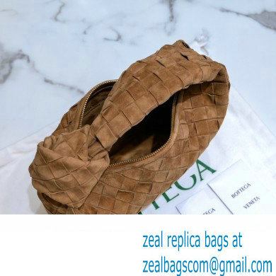 Bottega Veneta suede leather mini jodie top handle bag apricot 2023 - Click Image to Close