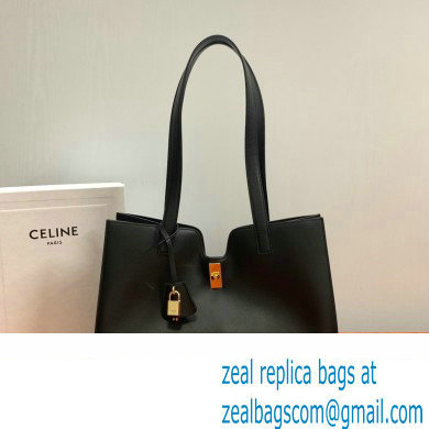 CELINE CABAS 16 in SMOOTH CALFSKIN black 2023 - Click Image to Close