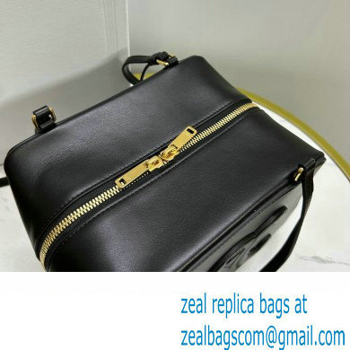 CELINE CALFSKIN FOLDED TRIOMPHE TOTE BLACK 2023