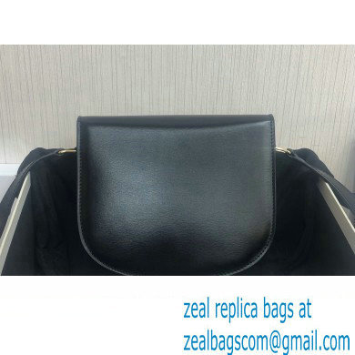 Celine BESACE CLEA BAG in Shiny calfskin 110413 Black - Click Image to Close