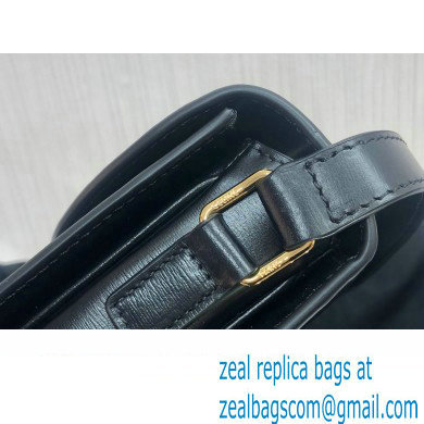 Celine BESACE CLEA BAG in Shiny calfskin 110413 Black