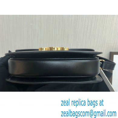 Celine BESACE CLEA BAG in Shiny calfskin 110413 Black - Click Image to Close