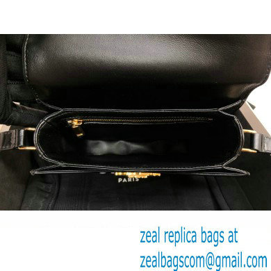Celine BESACE CLEA BAG in Shiny calfskin 110413 Black - Click Image to Close