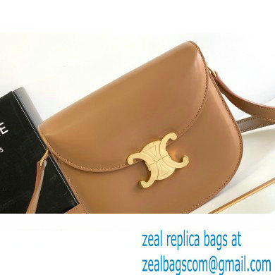 Celine BESACE CLEA BAG in Shiny calfskin 110413 Brown