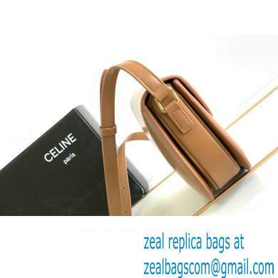 Celine BESACE CLEA BAG in Shiny calfskin 110413 Brown