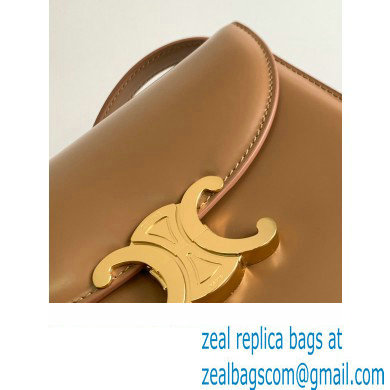 Celine BESACE CLEA BAG in Shiny calfskin 110413 Brown
