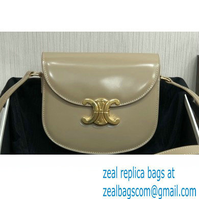 Celine BESACE CLEA BAG in Shiny calfskin 110413 Camel