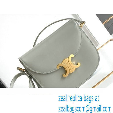 Celine BESACE CLEA BAG in Shiny calfskin 110413 Gray