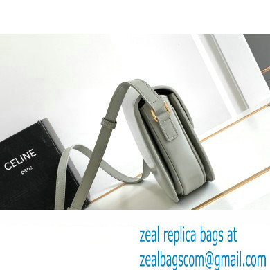 Celine BESACE CLEA BAG in Shiny calfskin 110413 Gray