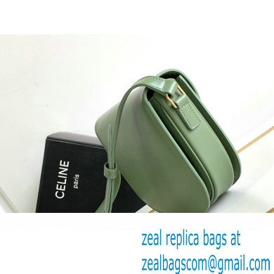 Celine BESACE CLEA BAG in Shiny calfskin 110413 Green - Click Image to Close