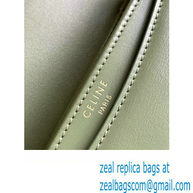 Celine BESACE CLEA BAG in Shiny calfskin 110413 Green