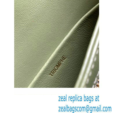 Celine BESACE CLEA BAG in Shiny calfskin 110413 Green