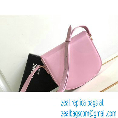 Celine BESACE CLEA BAG in Shiny calfskin 110413 Pink