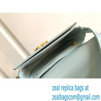 Celine BESACE CLEA BAG in Shiny calfskin 110413 Soft Blue