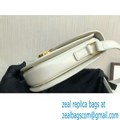 Celine BESACE CLEA BAG in Shiny calfskin 110413 White