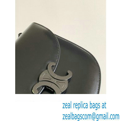 Celine CHAIN BESACE CLEA BAG in Shiny calfskin 110413 Black