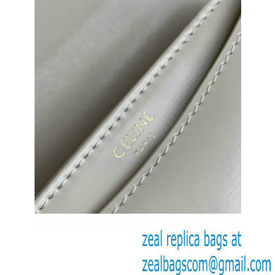 Celine CHAIN BESACE CLEA BAG in Shiny calfskin 110413 Chalk