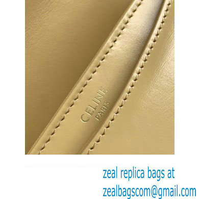 Celine CHAIN BESACE CLEA BAG in Shiny calfskin 110413 Yellow